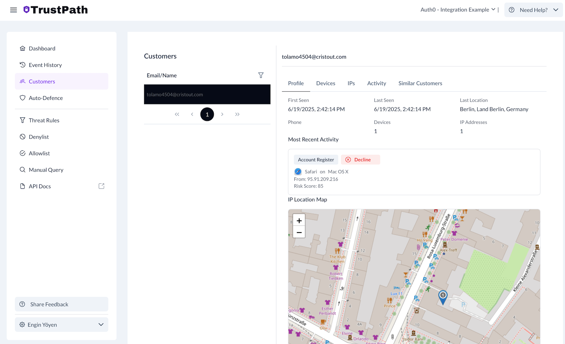TrustPath Console User Overview