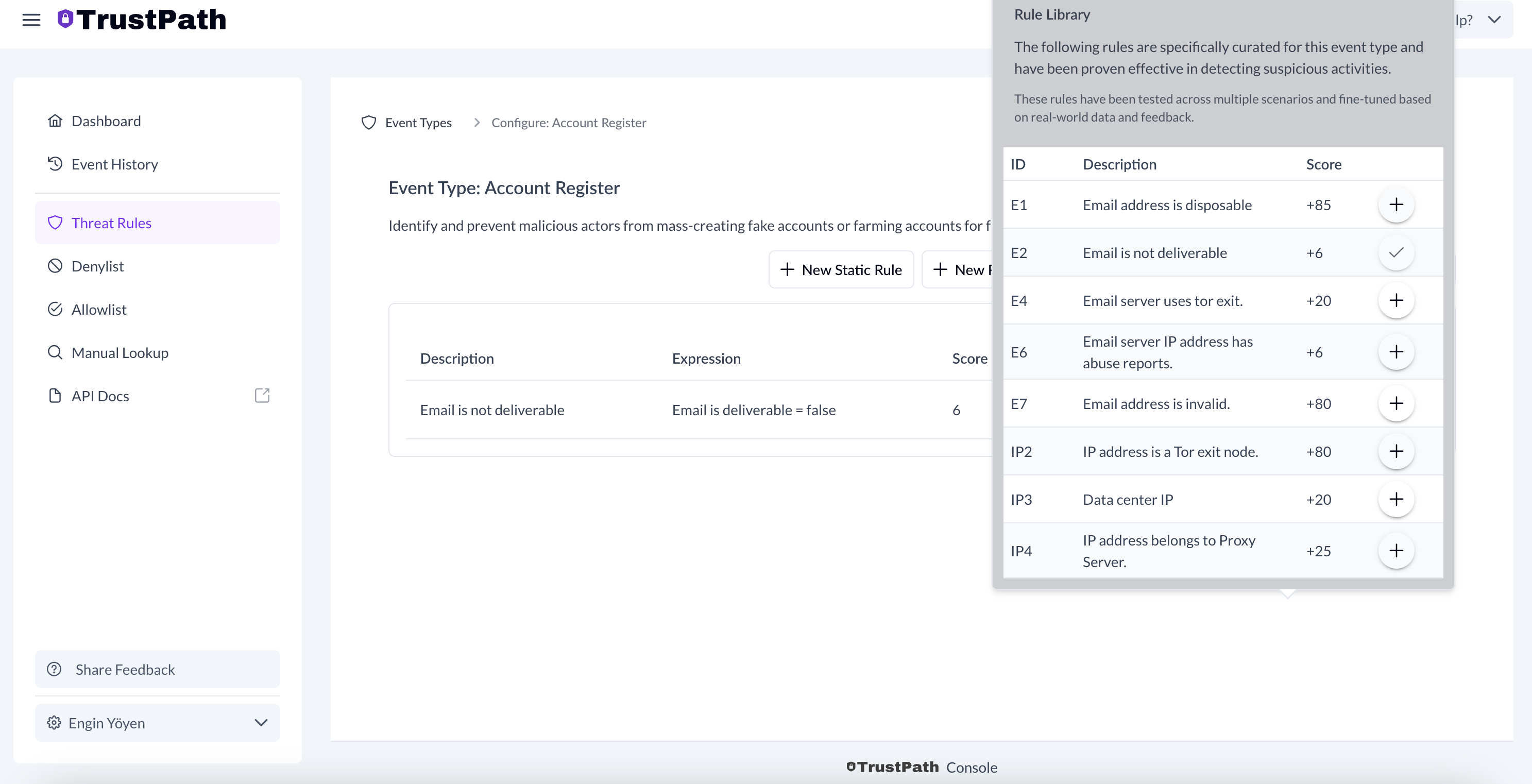 TrustPath Rules library